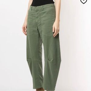 Nili Lotan Shon Pants Army Green - Sz 4